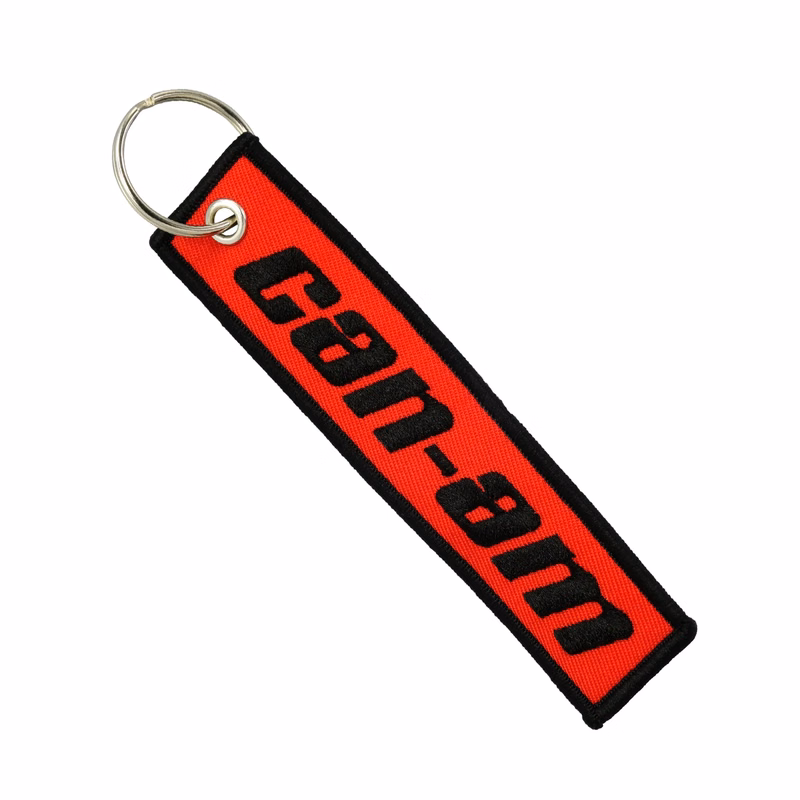 Embroidered Lanyard Keychain