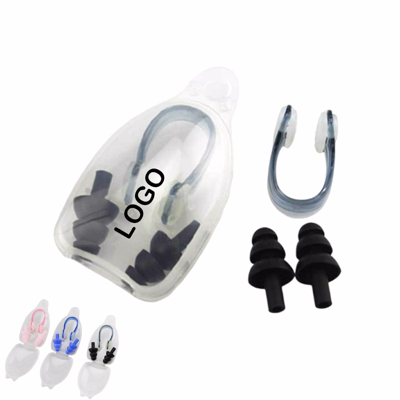Silicone Swim Nose Clip and Ear Plugs