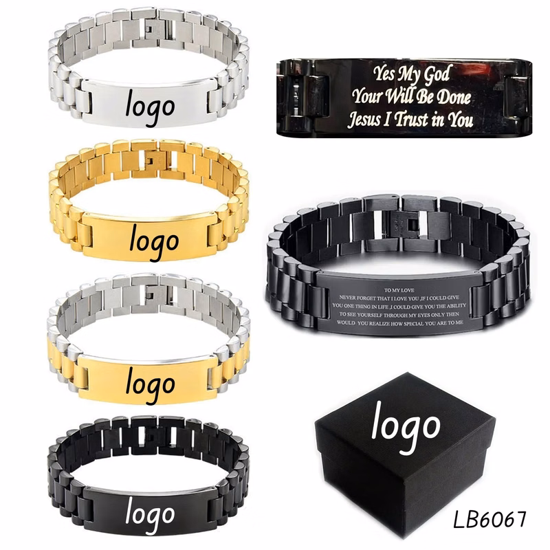 Custom Stainless Steel Bracelet for Men