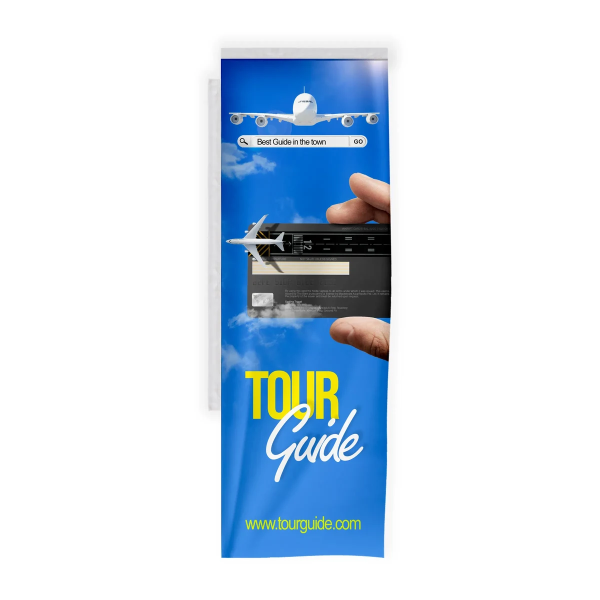 Custom 48" Rectangle Flag for Backpack Flags - Single Sided 1