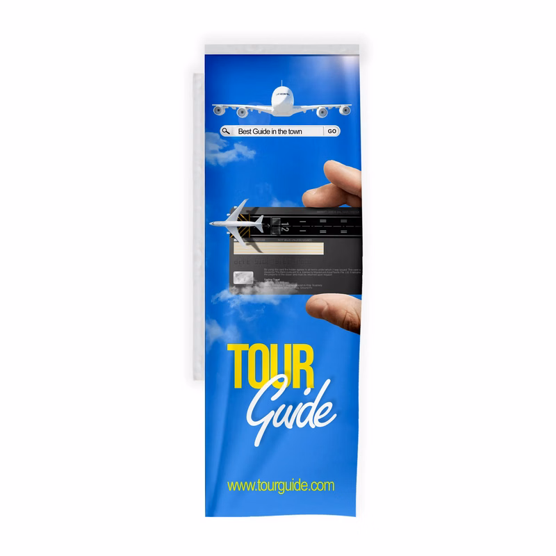 Custom 48" Rectangle Flag for Backpack Flags - Single Sided
