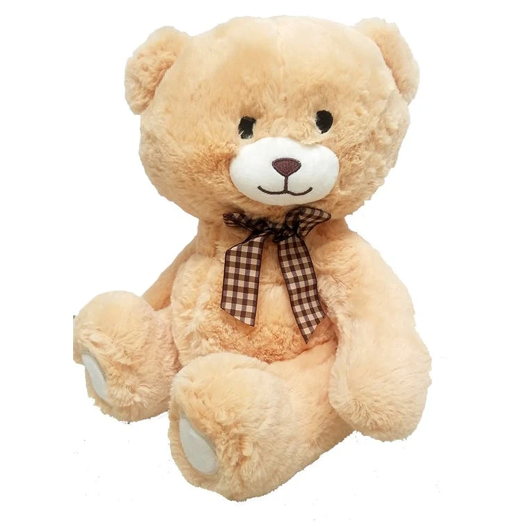 Sitting Teddy Bears - Tan 10" 1