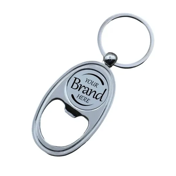 Custom Metal Bottle Opener Keychain — Compact Titanium Bar Tool Gift 1