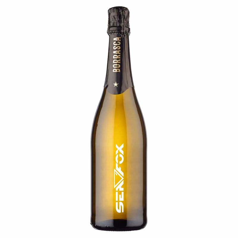Deep Etched Premium Wine Bottle