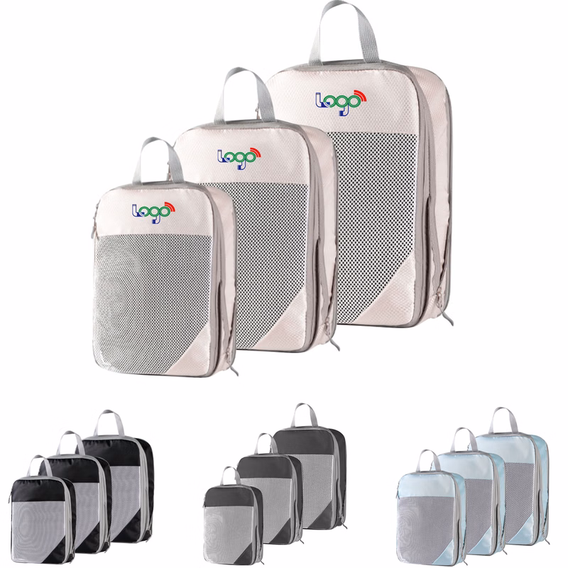 Travel 3 Set Compression Packing Cubes