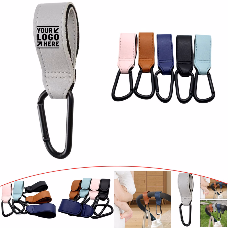 PU Stroller Hook with Velcro Strap