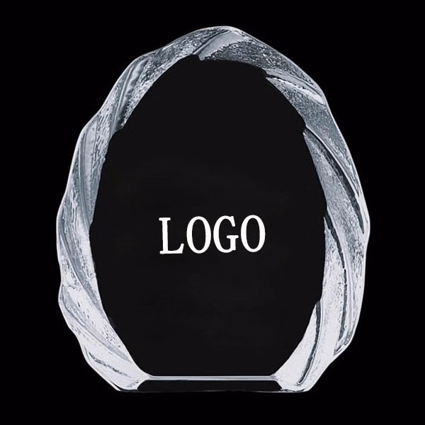 Custom Crystal Iceberg Award