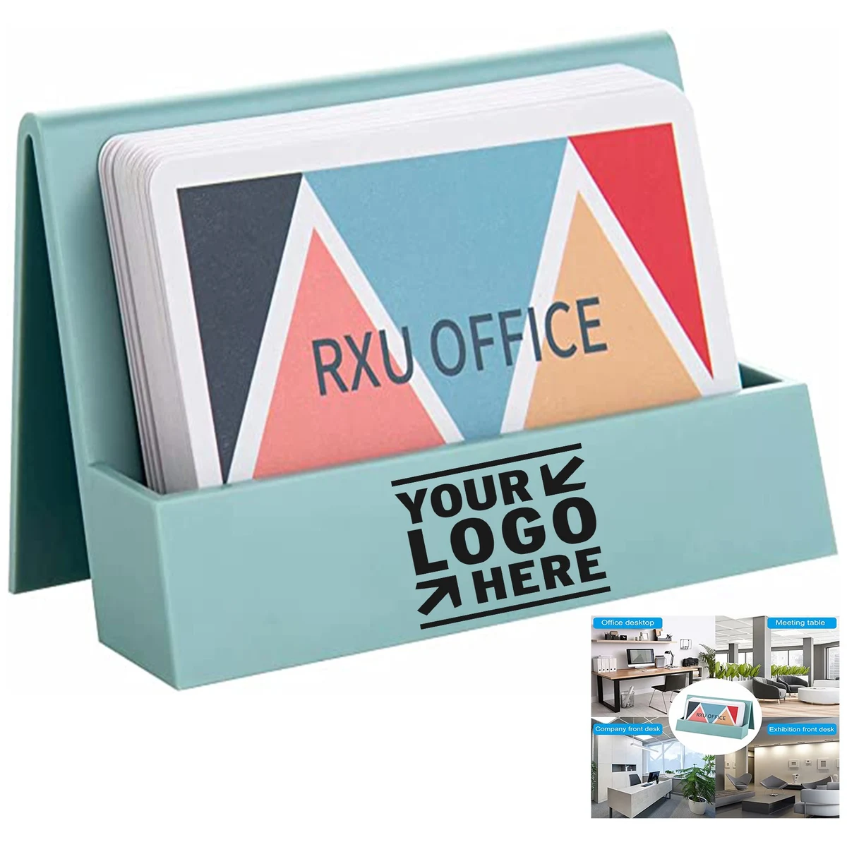 Business Card Holder for Desk 1