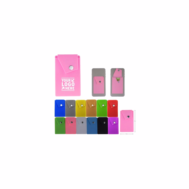 Silicone Cell Phone Wallet Stand