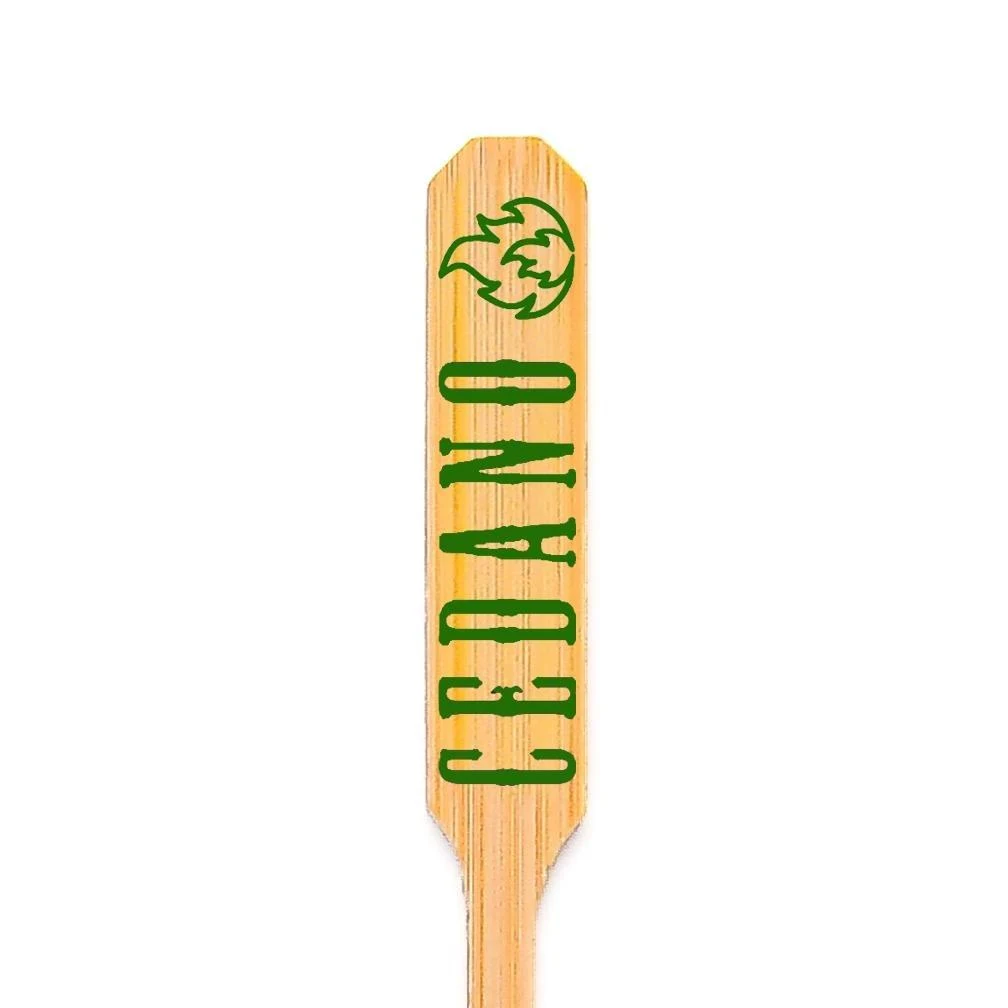 8 inch Custom Skewers - Paddle Skewers - Color Printing 1