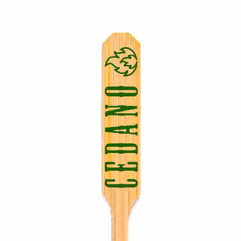 8 inch Custom Skewers - Paddle Skewers - Color Printing