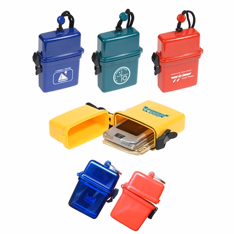 Waterproof Pill Cigarette Case w/ Lanyard