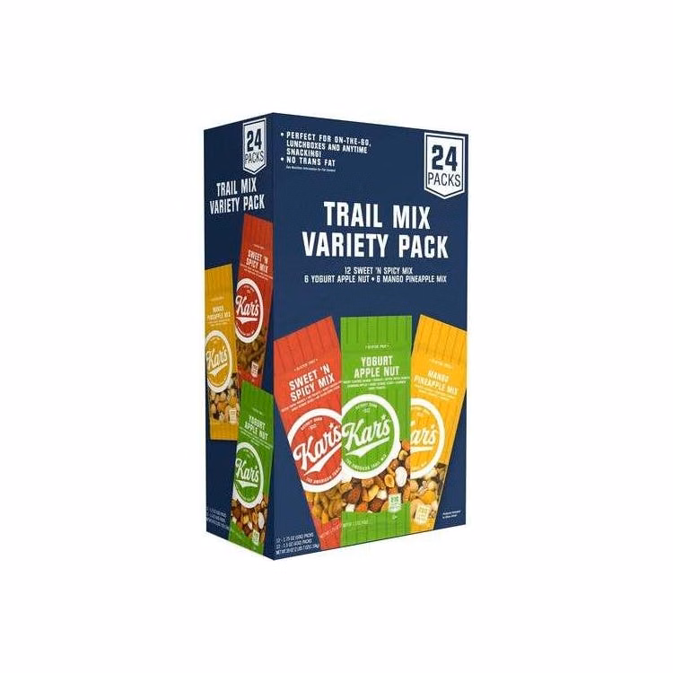 Kar's Nuts Trail Mix Variety Pack - 24 Pack