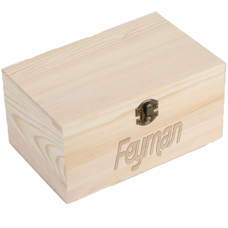 Vintage Lock Large Capacity Wooden Storage Box