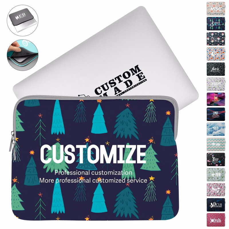 11'' Custom Dye Sublimation Laptop Sleeves With ZipperClosure (6 Size Available)