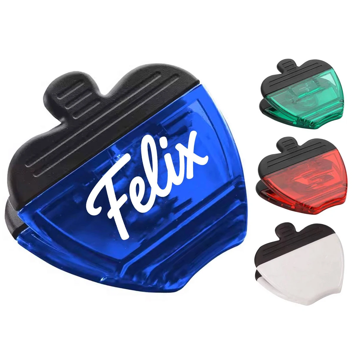 Apple-Shaped Magnetic Fridge Clip – Plastic Memo Holder 1