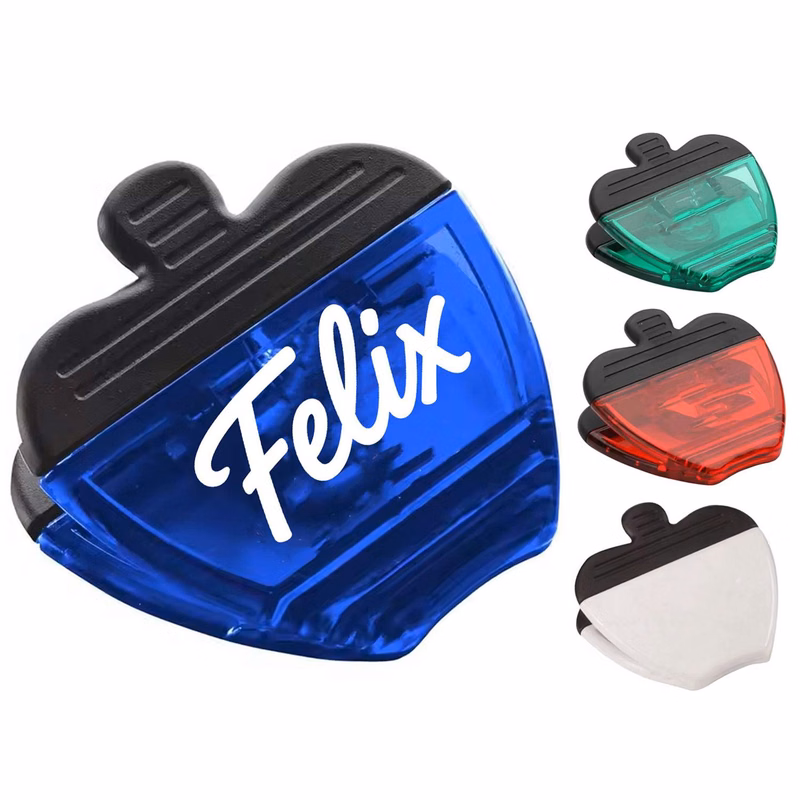 Apple-Shaped Magnetic Fridge Clip – Plastic Memo Holder