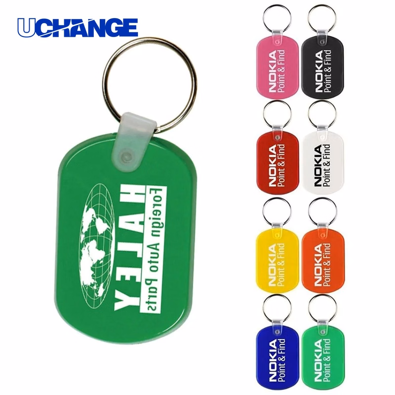 Oval Shape PVC Key Holder Lightweight Key Organizer