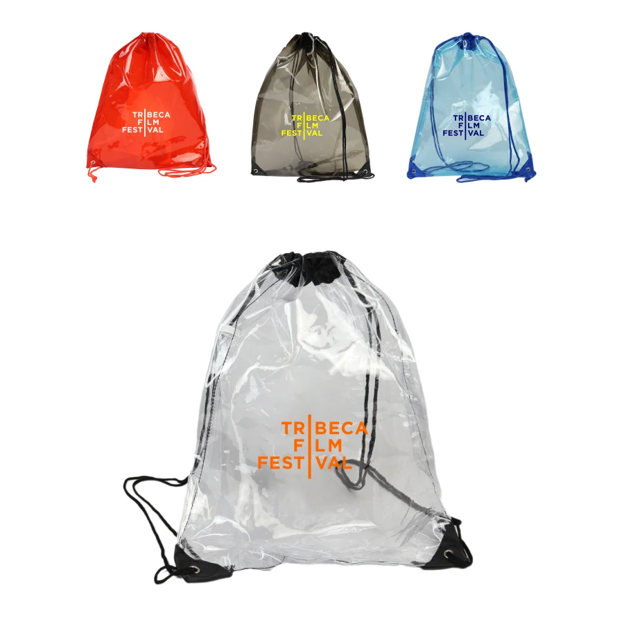 Union Printed - Clear Drawstring Bag 1