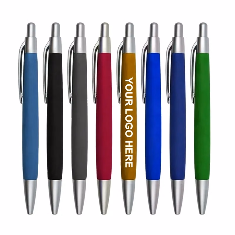 Plastic Click Action Writing Ballpoint Pen