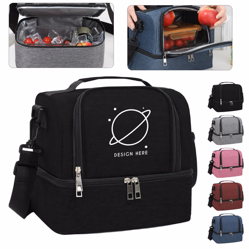 Multi Carry Oxford Insulated Lunch Tote Bag
