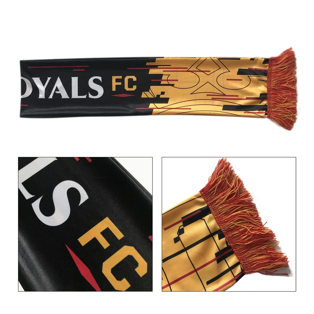 Sublimation Stadium Scarf with Tassels 1