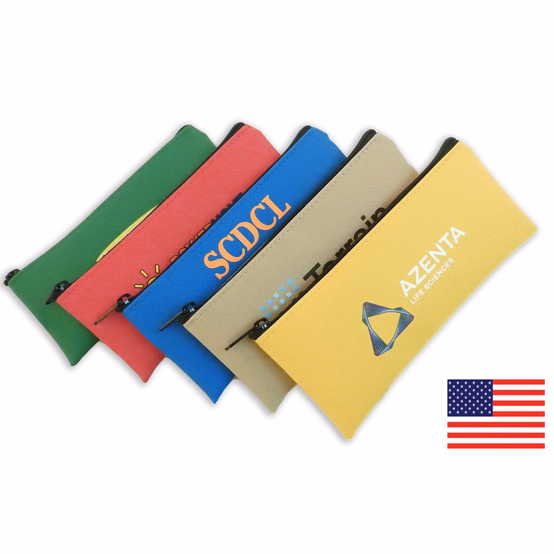 "Scribble" Zippered Pencil Pouch