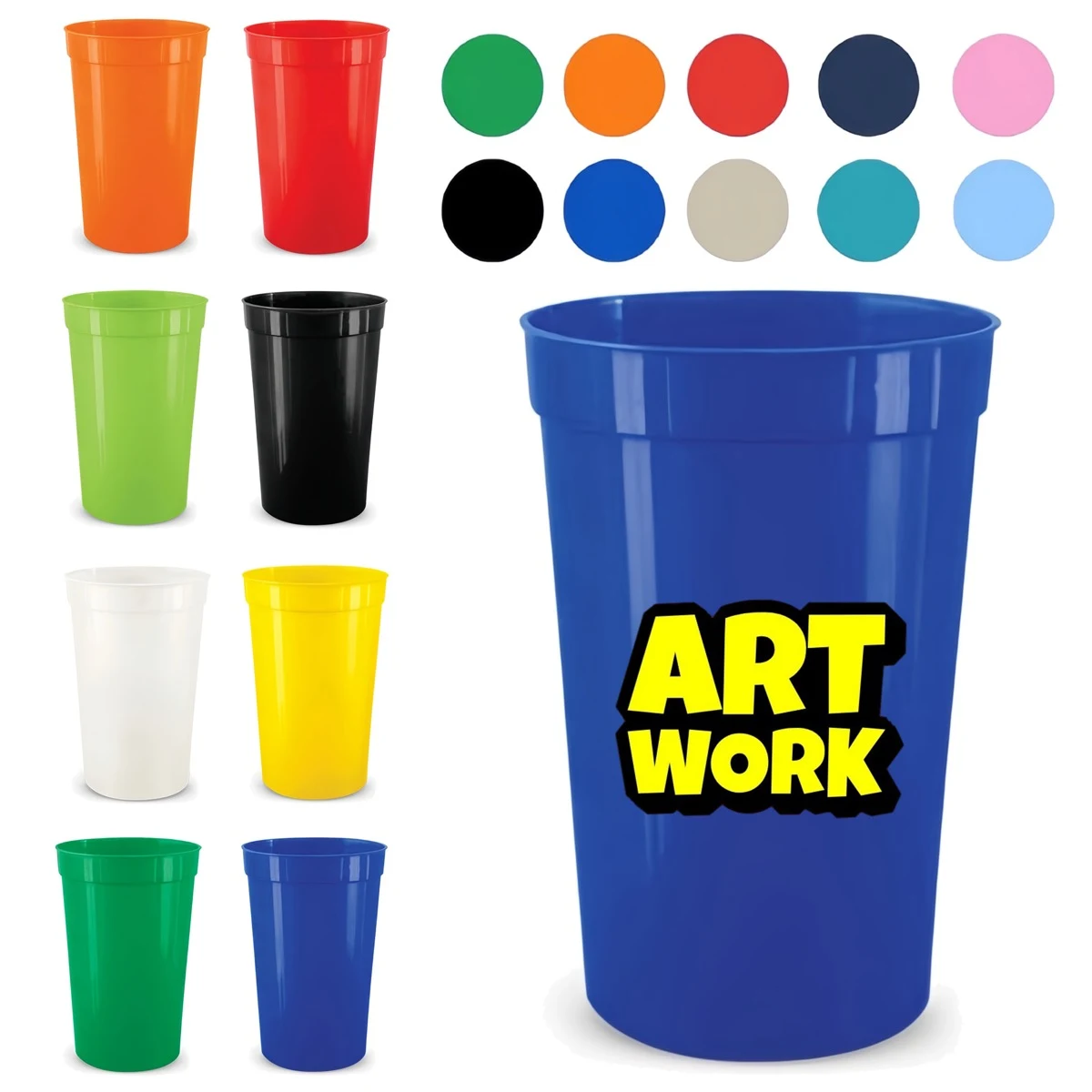 Reusable Plastic Stadium Cup 1