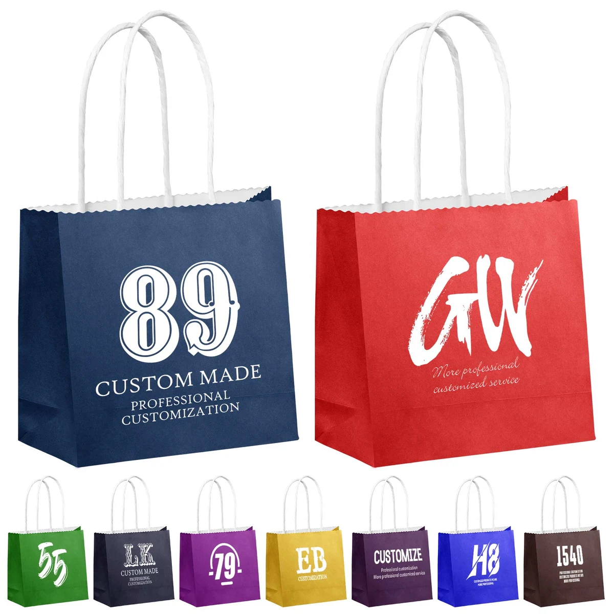 Kraft Paper Gift Bags with Handle 1