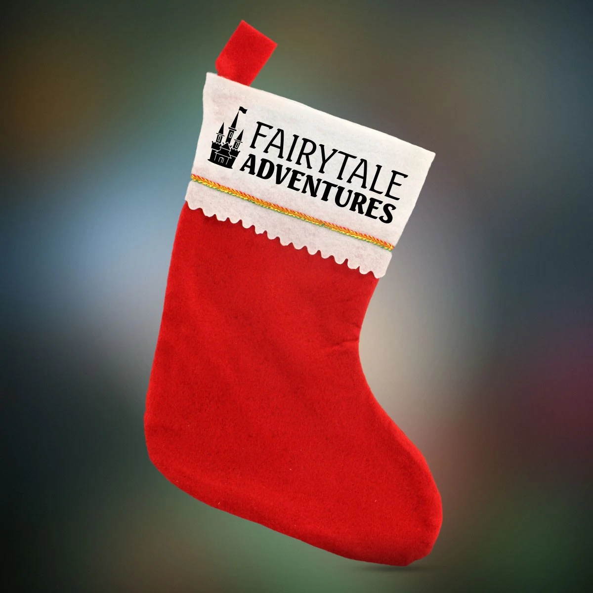 Red Felt Christmas Stocking 1