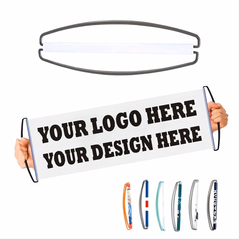 MOQ50 Handheld Retractable Banner
