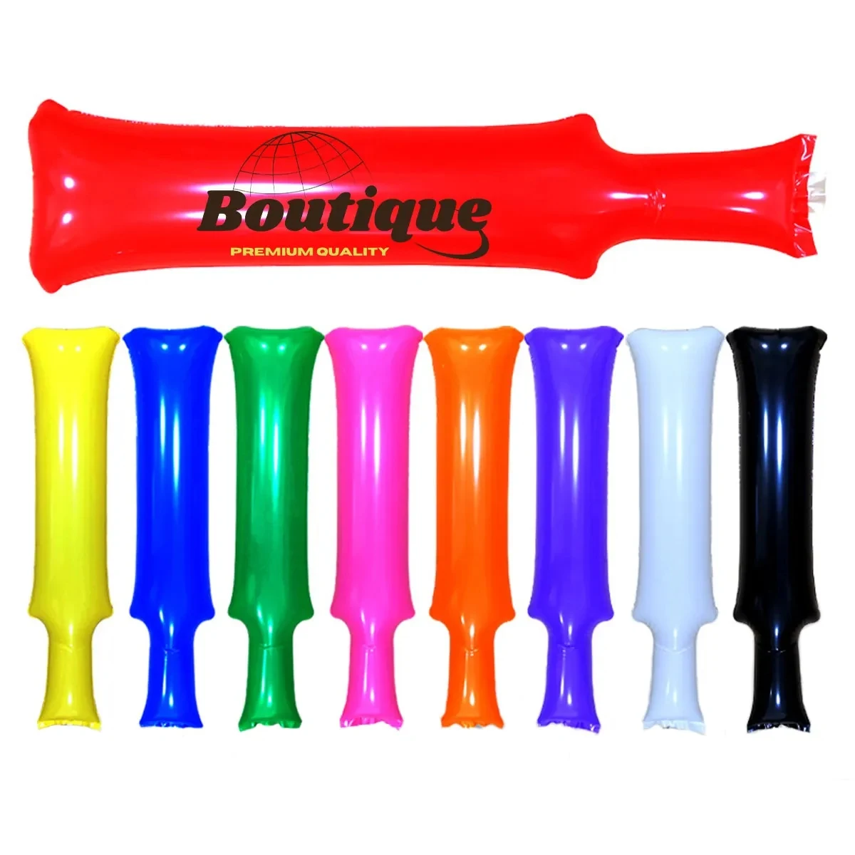 10 pcs Thicken Bam Cricket Bat Shape Thunder Sticks 1