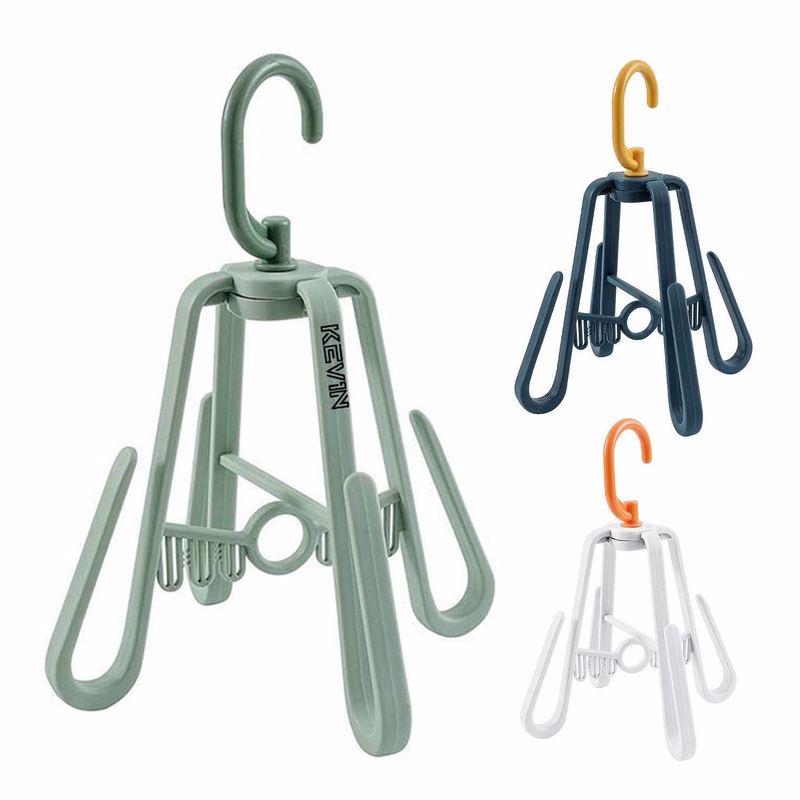 Multi-functional four-claw hook