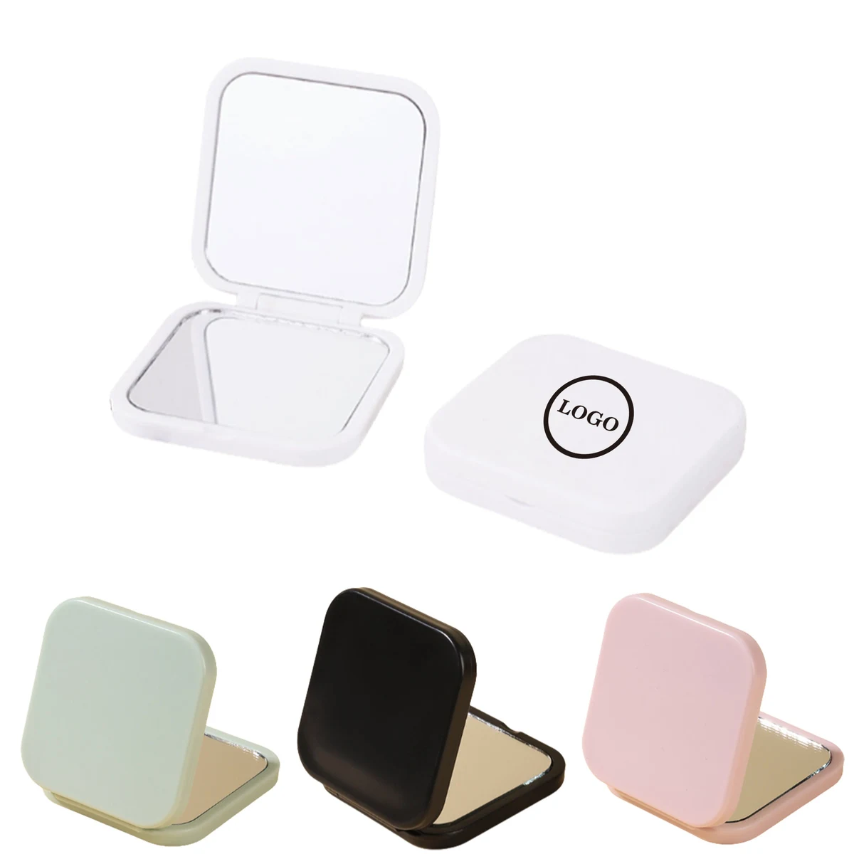 Compact Flip Makeup Mirror for Travel and Daily Use 1