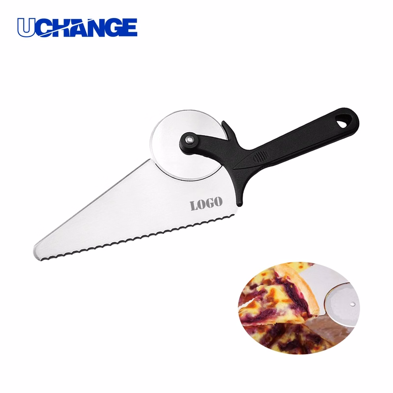 Two In One Stainless Steel Pizza Cutter