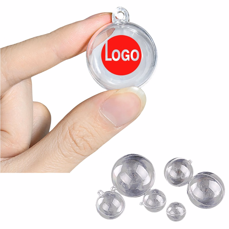 3.14 inch Filling Transparent Plastic Decorative Ball