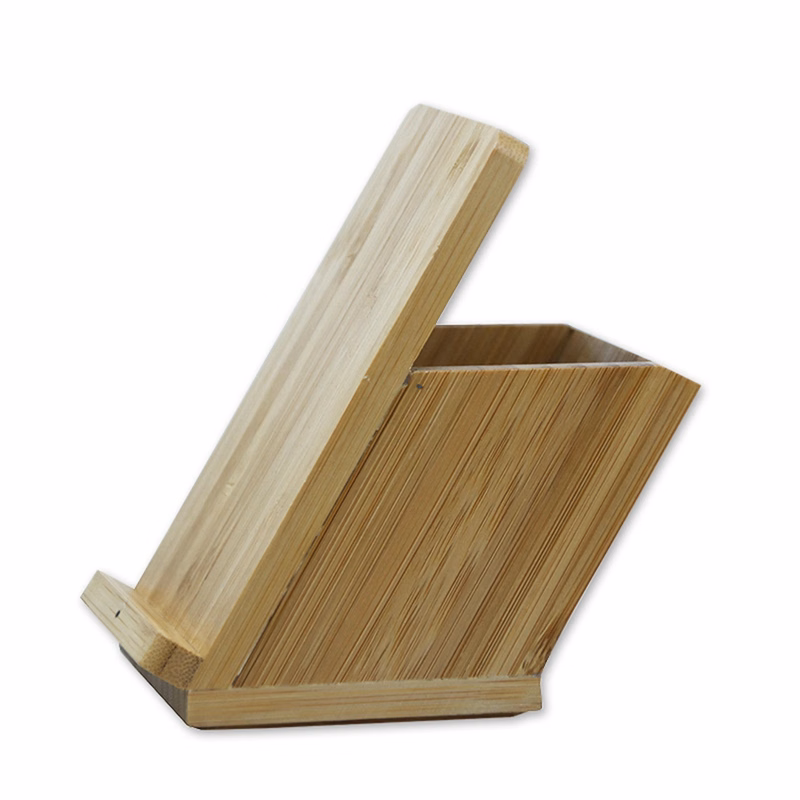 10w Bamboo Wood Wireless Charger Stand Pen Box