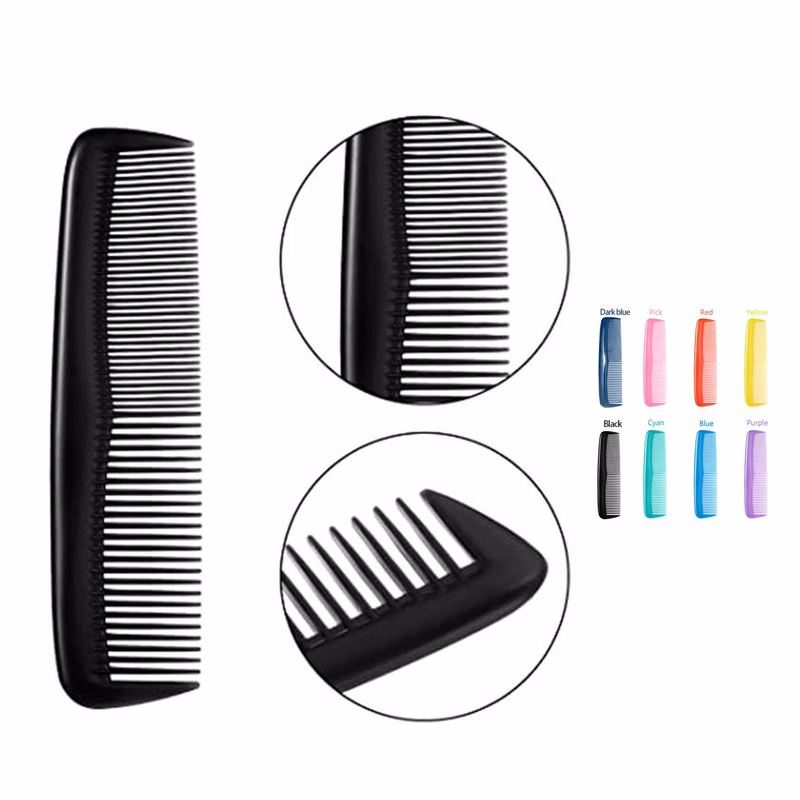 Colorful Hair Combs For Kids Women Men Plastic Fine Dressing Comb