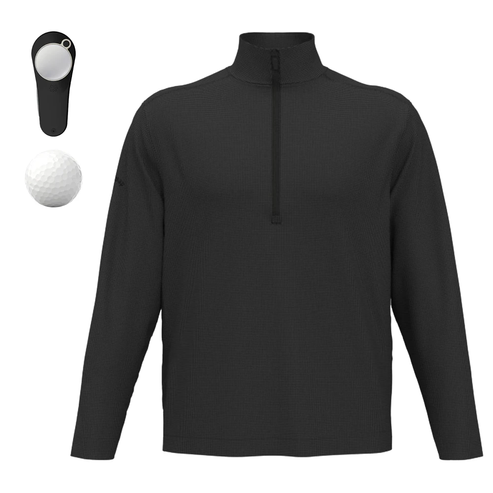 Callaway® Men's Houndstooth 1/4-Zip Pullover, Supersoft Golf Balls & Pitchfix® 2.5 Divot Tool Gift Set 1