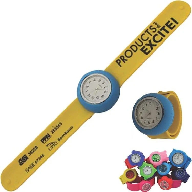 Silicone Slap Big Quartz Watch 1