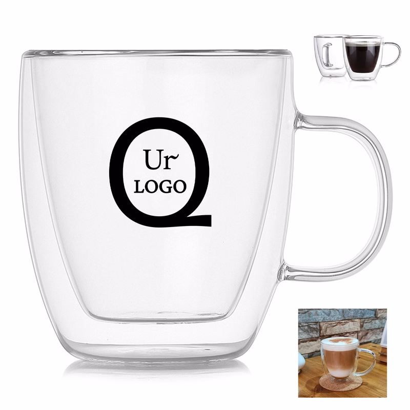 Double-Layer Glass Mug