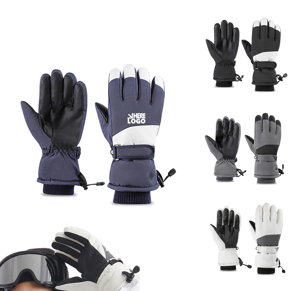 Insulated Ski Cold-Resistant Gloves 1