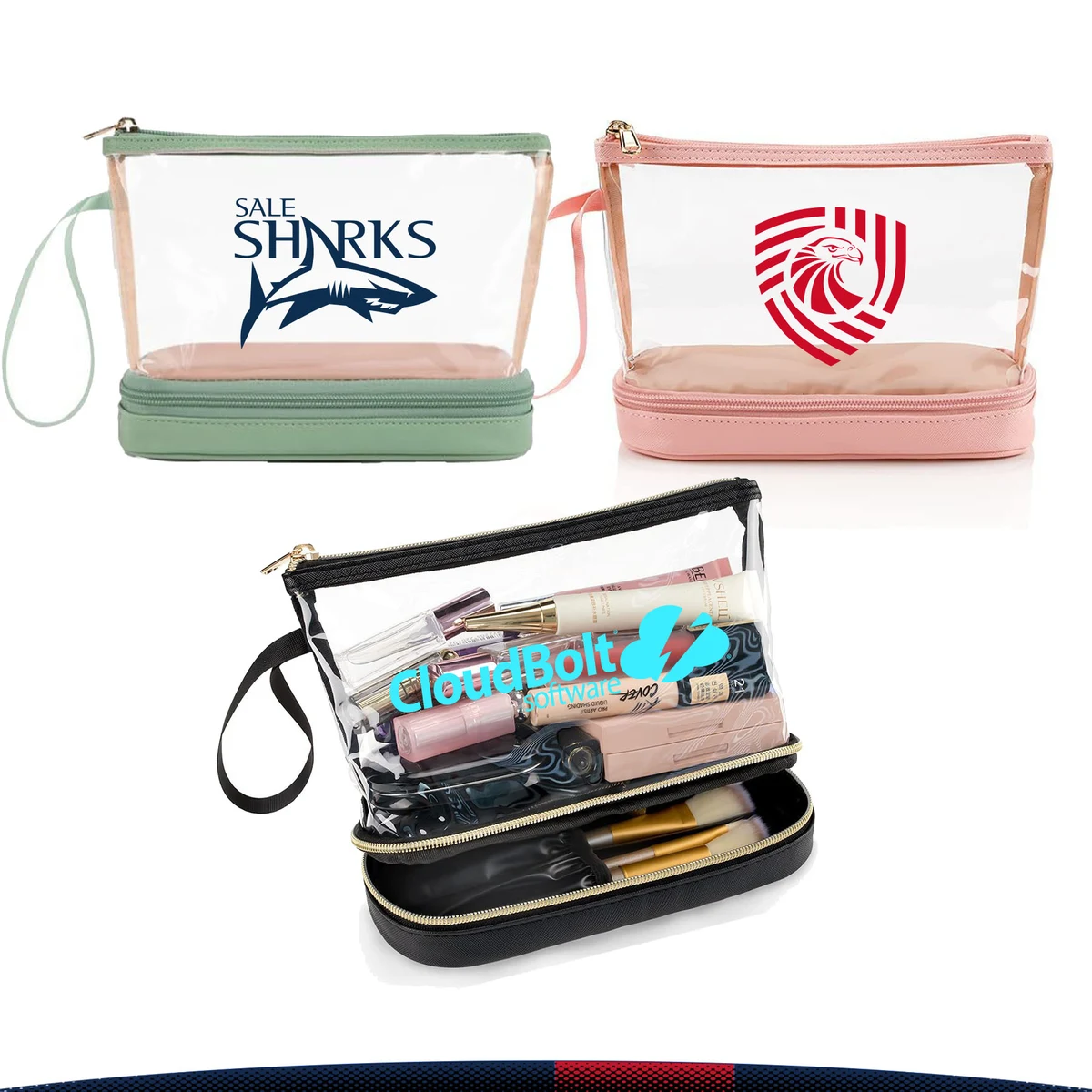 Double Layer Transparent Makeup Bag 1