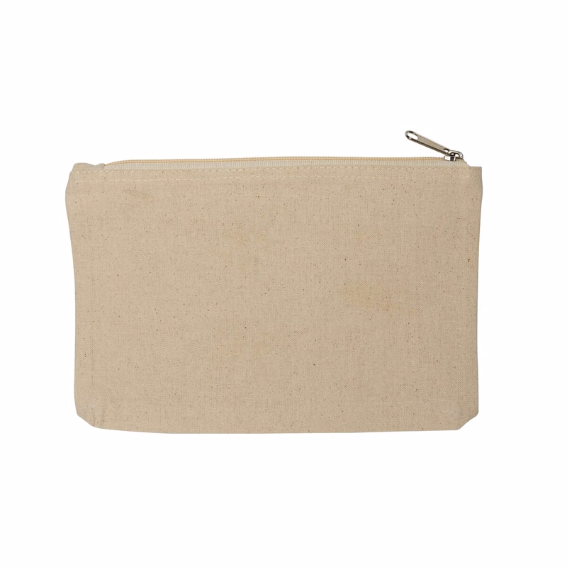 Multipurpose 10 Oz. Colored Cotton Canvas Cosmetic Bag