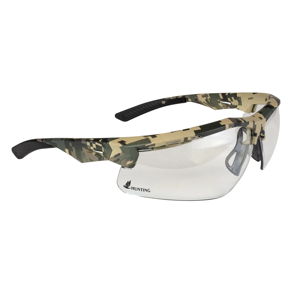 Thraxus Safety Eyewear - Digital Camo Frame Clear Anti-Fog Lens 1