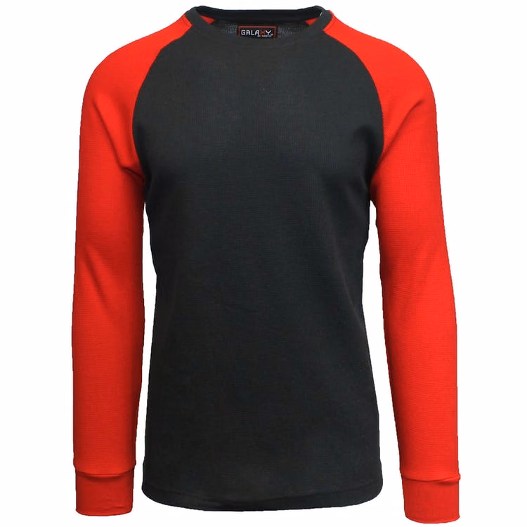 Men's Thermal Shirts - Red/Black S-XL