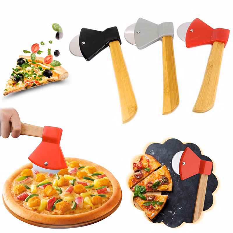 Bamboo Pizza Cutter Wheel