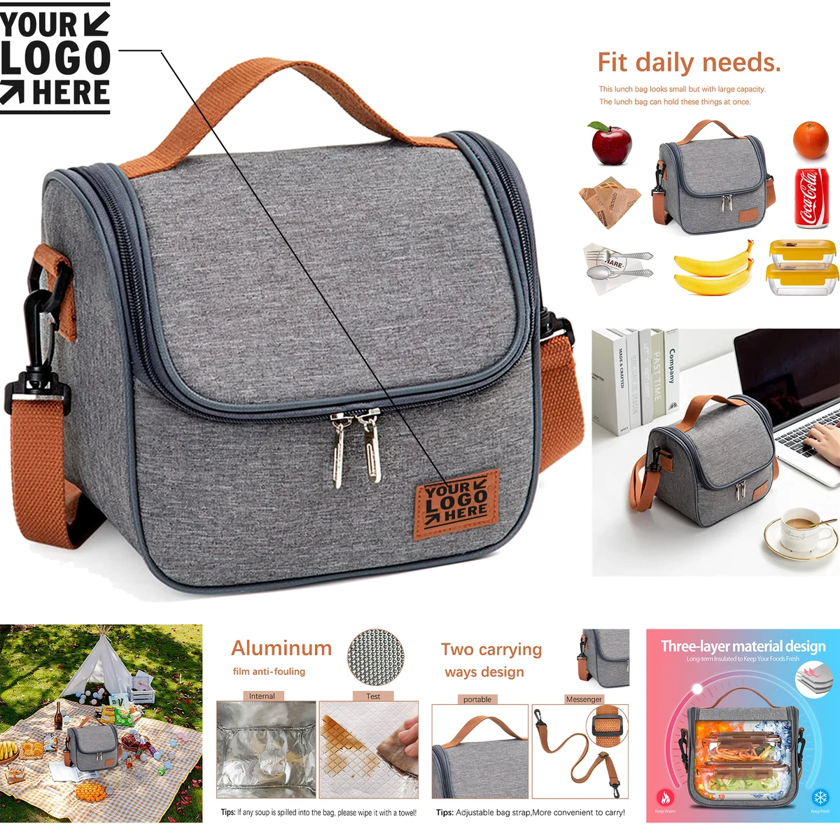 Insulated Lunch Bags for Women 1