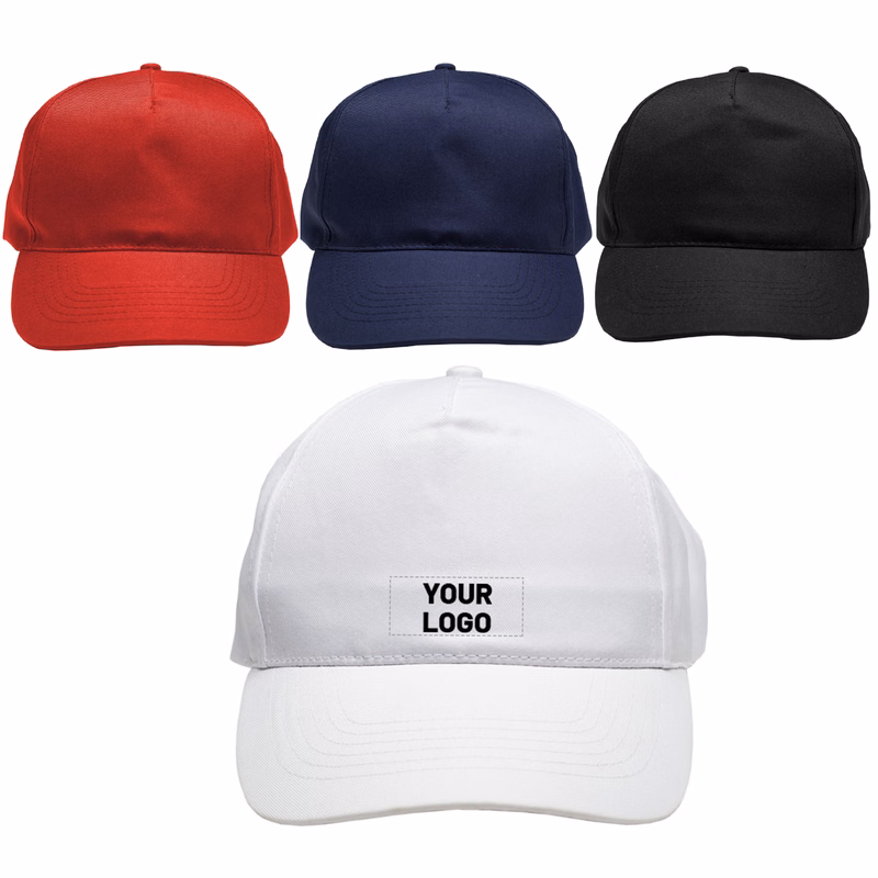 5 Panel Polyester Baseball Cap