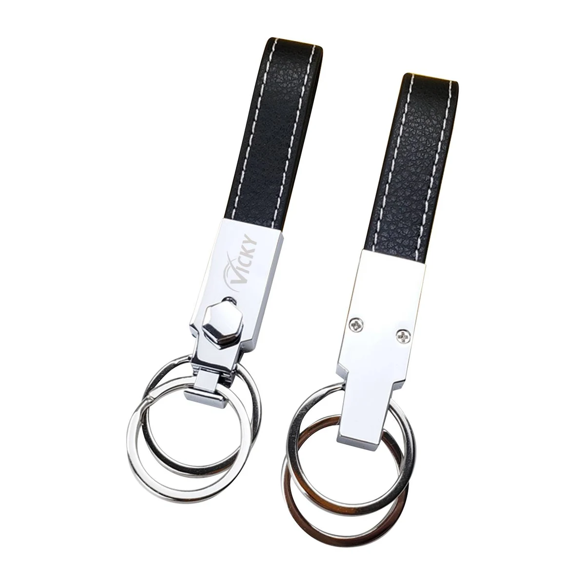 PU Leather Metal Key Chain 1